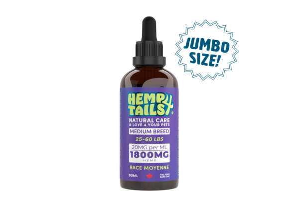 JUMBO Medium Breed (25-60lbs) – 1800mg – 90ml